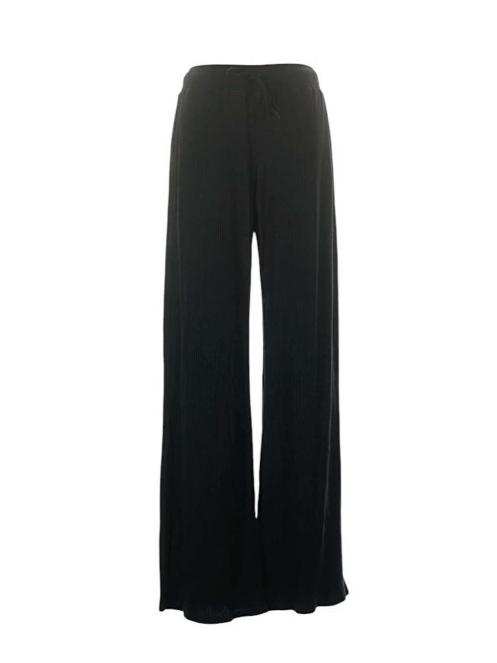 LYR by Splendid Modal Rib Wide Leg Pant in Black Size Medium